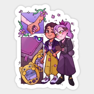 Lumity The owl house Skip time Fanart by Anshiehoop Sticker